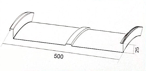 Chapa KR-25 curva